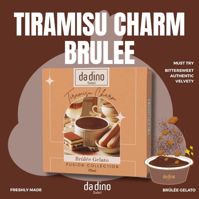 [BRU9011] da dino Tiramisu Charm提拉米蘇雪糕甜品